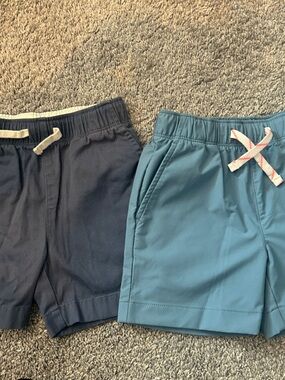Crew Cuts Pull-On Shorts - Teal and Navy